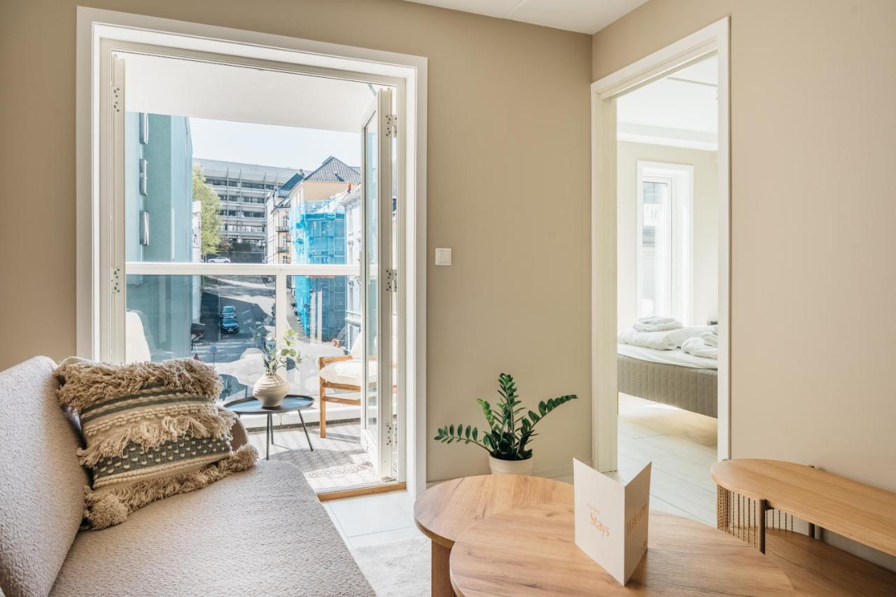 Stay Urban - Scandinavian Comfort With Private Balcony Bergen Bagian luar foto
