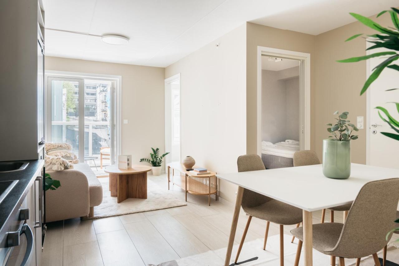 Stay Urban - Scandinavian Comfort With Private Balcony Bergen Bagian luar foto