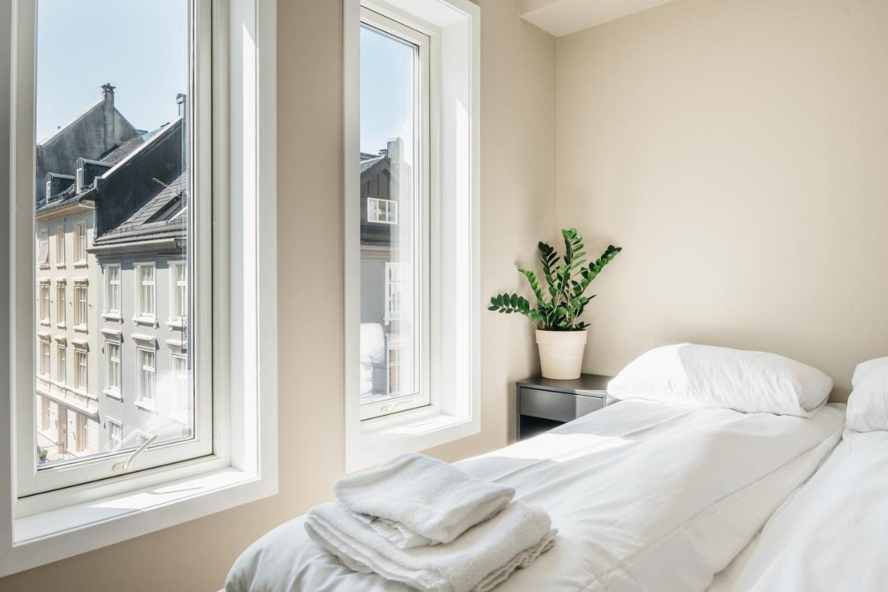 Stay Urban - Scandinavian Comfort With Private Balcony Bergen Bagian luar foto